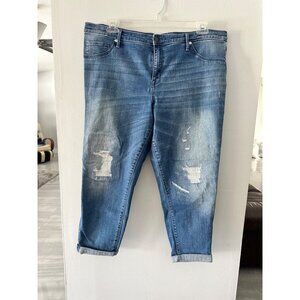 AVA & VIV Cropped Jeggings‎ Stretch Denim Jeans Size 18W